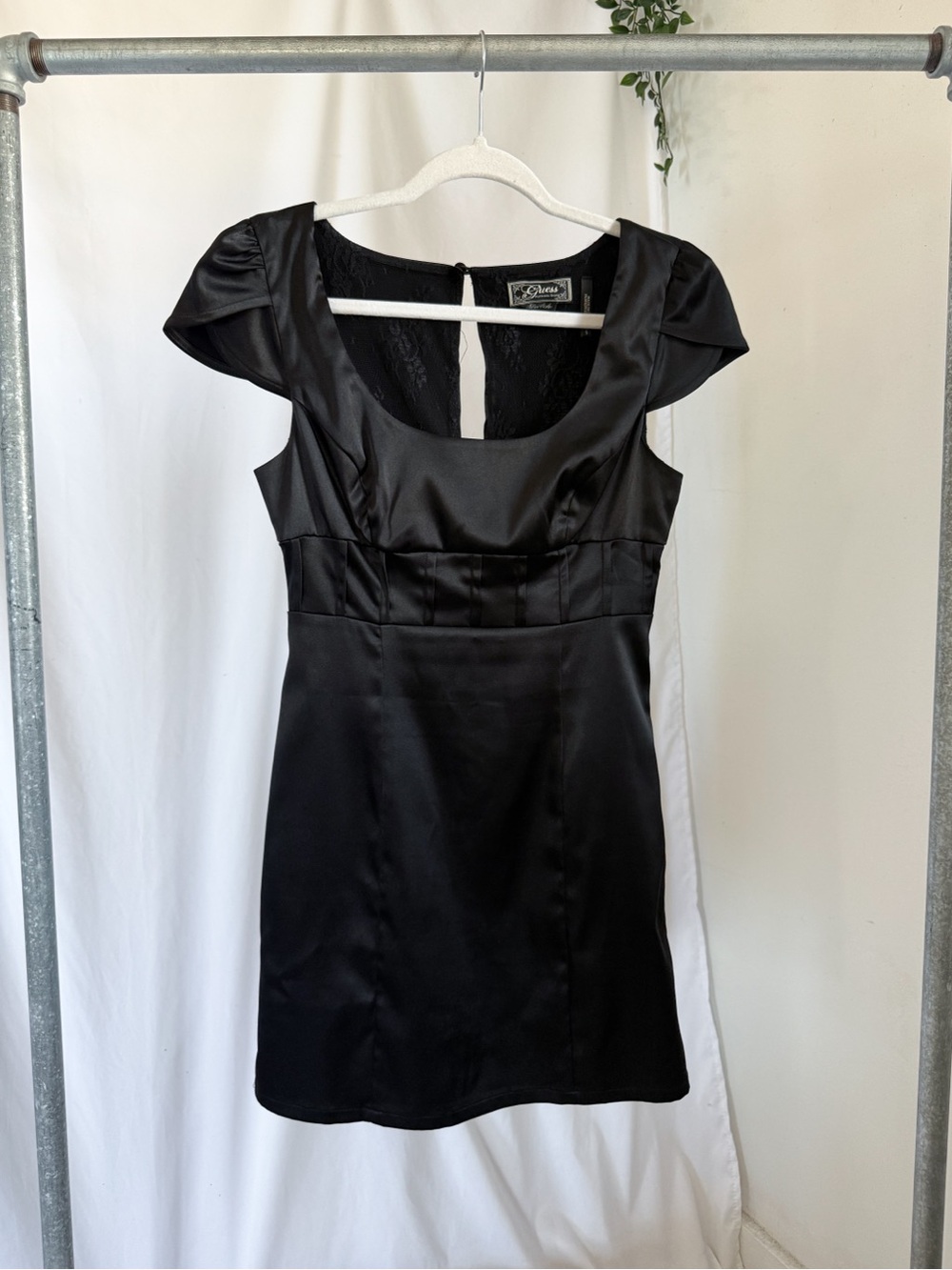 Vintage guess satin mini dress